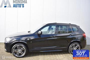 BMW X3 xDrive28i M-Sport Saphirschwarz Pano 20" LMV Camera H beschikbaar voor biedingen