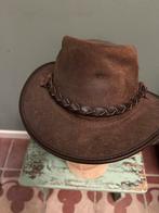 Vintage Bill Conner leren cowboyhoed, Ophalen of Verzenden, Gedragen, 57 cm (M, 7⅛ inch) of minder, Hoed