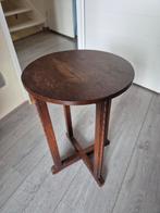 Klassiek Bijzettafeltje, Ophalen, Gebruikt, Rond, Minder dan 55 cm