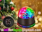 Kerst! Party discobol + evt statafels/ heaters etc., Ophalen, Nieuw, Kerst of Sinterklaas