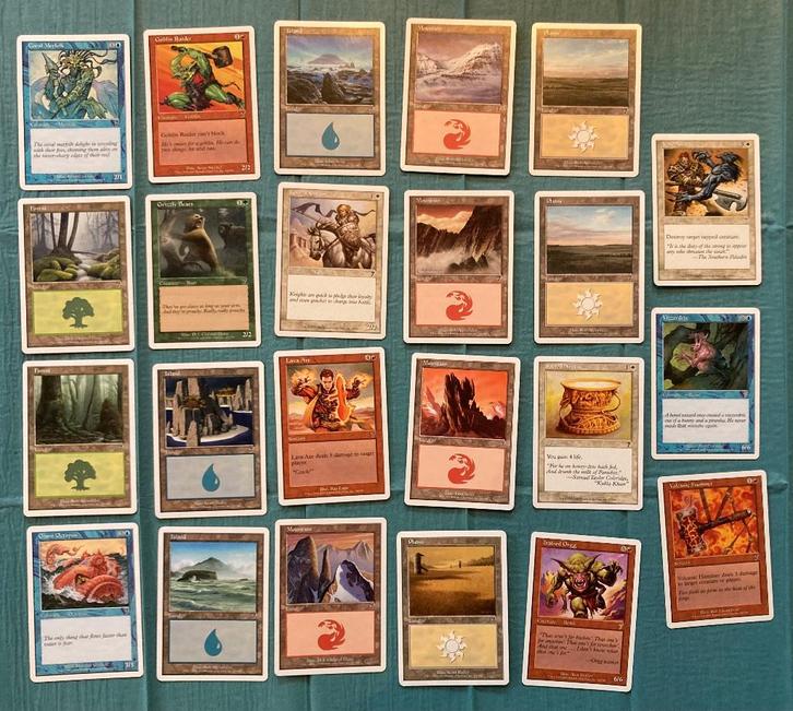 MTG oude kaarten uit 2001 van de core set Seventh Edition, Hobby en Vrije tijd, Verzamelkaartspellen | Magic the Gathering, Zo goed als nieuw