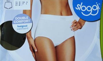 4x SLOGGI MAXI SLIP maat 46 > kleur ZWART > DOUBLE COMFORT beschikbaar voor biedingen