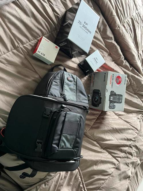 Canon EOS 1200D incl extra lenzen en rugtas, Audio, Tv en Foto, Fotocamera's Digitaal, Zo goed als nieuw, Canon, 8 keer of meer