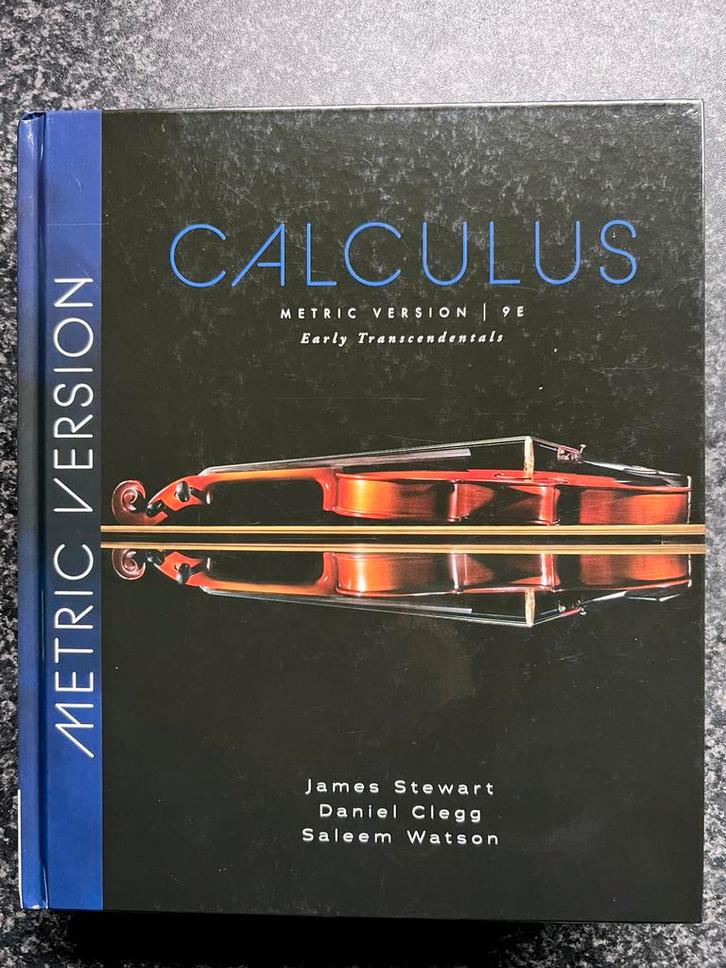 Calculus: Metric Version, 9e editie, Boeken, Studieboeken en Cursussen, Zo goed als nieuw, WO, Beta, Ophalen of Verzenden