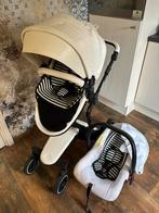 Sleeworld kinderwagen. Wit leer. Als nieuw., Kinderen en Baby's, Kinderwagens en Combinaties, Ophalen of Verzenden, Zo goed als nieuw