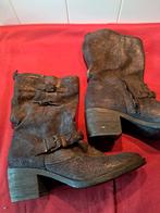 Nubuck dameslaarsjes maat 42, Ophalen, Zwart, Lage of Enkellaarzen, Zo goed als nieuw