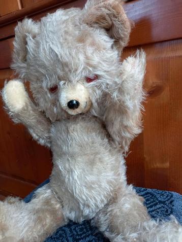 Nog een hele oude vintage Teddybeer uit de eind 50er jaren. beschikbaar voor biedingen