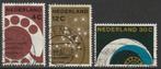 Nederland 1962 771/773 Telefonie, Gest, Postzegels en Munten, Postzegels | Nederland, Na 1940, Verzenden, Gestempeld