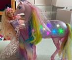 Barbie met een eenhoorn maakt geluid en licht effecten, Ophalen, Zo goed als nieuw