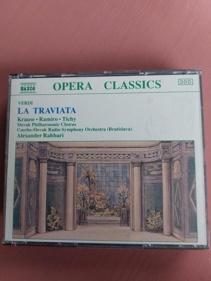 Verdi - La Traviata - Opera Classics CD, Cd's en Dvd's, Cd's | Klassiek, Zo goed als nieuw, Opera of Operette, Romantiek, Met libretto