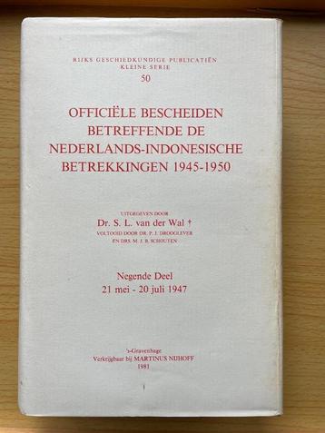 Ned.-Indo. conflict 1945-1950, 9, 21 mei – 20 juli 1947 beschikbaar voor biedingen