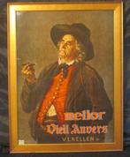 oude tabaksreclame melior Vieil Anvers tabak, Ophalen, Gebruikt, Reclamebord