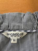 C191 Nieuw: McGregor: zwart/wit jasje jack Maat 36=S vest