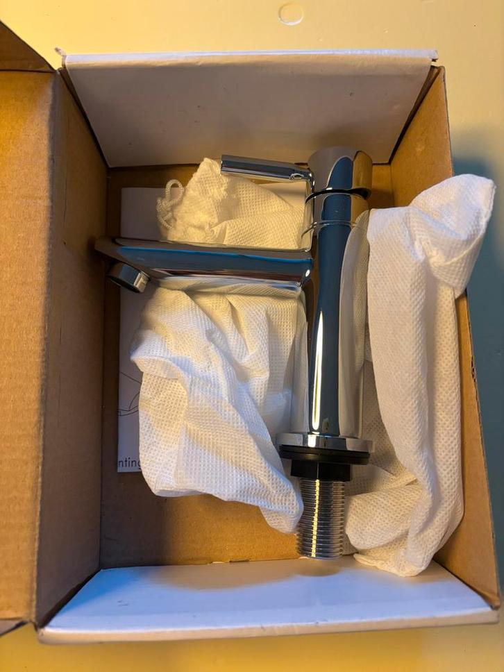 Maxaro Fonteinkraan chroom, Doe-het-zelf en Verbouw, Sanitair, Nieuw, Kraan, Chroom, Ophalen of Verzenden