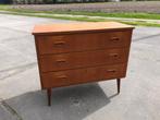 Vintage ladekastje, Huis en Inrichting, Kasten | Ladekasten, Ophalen, Minder dan 50 cm, Gebruikt, 3 of 4 laden