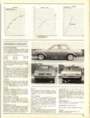 Autovisie test Vauxhall Viva Mei 1971 beschikbaar voor biedingen