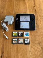 Nintendo 2DS + 6 Games, Avontuur en Actie, Gebruikt, 1 speler, Ophalen of Verzenden