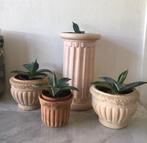 Diverse terracotta bloempotten bio kamerplanten vintage ‘60, Rond, Binnen, Ophalen of Verzenden, Zo goed als nieuw