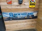 NEW HOLLAND LANDBOUW VOERTUIGEN BANNER 45X180CM, Ophalen of Verzenden