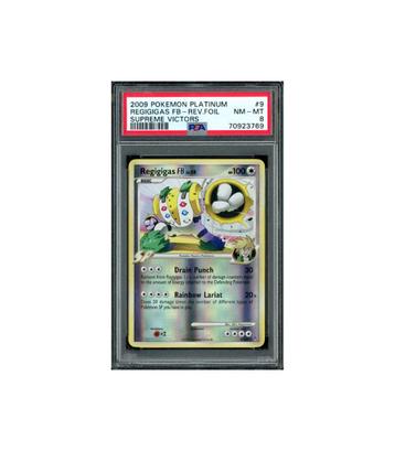 Pokemon Regigigas Supreme Victors Reverse Holo #9 PSA 8 beschikbaar voor biedingen