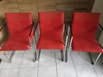 eetkamerstoelen arco, Ophalen, Gebruikt, Metaal, Modern