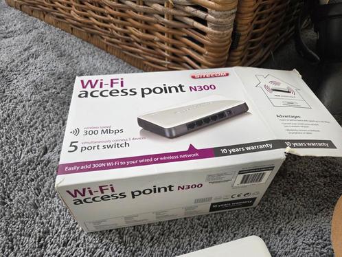 Sitecom WLX-2000 N300 Wi-Fi Access Point, Computers en Software, Accesspoints, Zo goed als nieuw, Ophalen