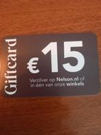 Giftcard Nelson, Eén persoon, Cadeaubon, Warenhuis- of Winkelbon