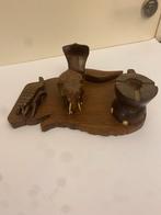 Afrikaans Houten Rookstel, jaren '30, Antiek en Kunst, Ophalen of Verzenden