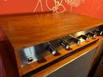 Vintage leuke prima klinkende versterker met mooie kast, Overige merken, Stereo, Gebruikt, Minder dan 60 watt