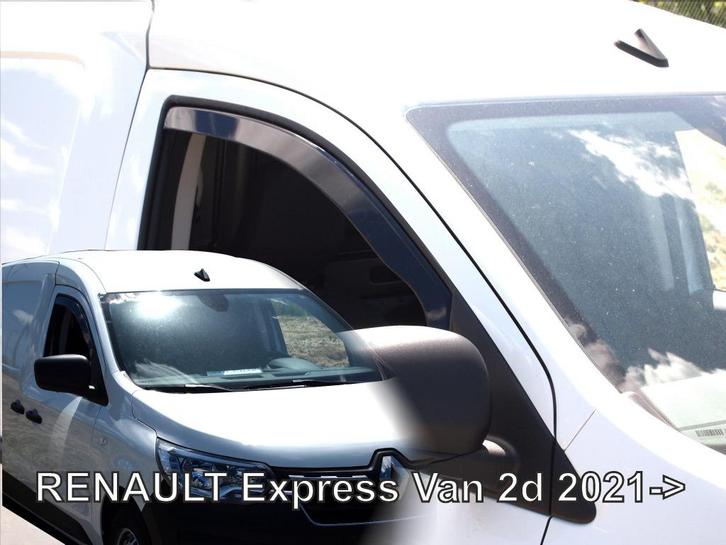 Renault Express VAN zijwindschermen raamspoilers donker, Auto diversen, Tuning en Styling, Ophalen of Verzenden