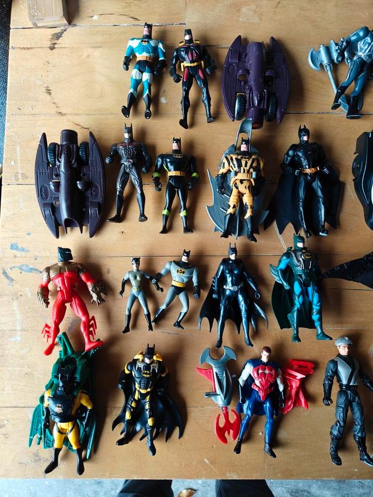 Batman Poppetjes Speelgoed - 45 Stuks, Kinderen en Baby's, Speelgoed | Actiefiguren, Gebruikt, Ophalen of Verzenden