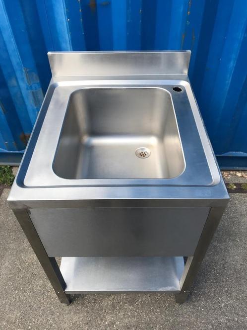 RVS losse wasbak/spoelbak element unit keuken of werkplaats, Huis en Inrichting, Keuken | Keukenelementen, Zo goed als nieuw, Minder dan 100 cm