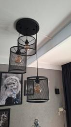 Hanglamp Industrieel Metaal Zwart., Ophalen, Zo goed als nieuw, Metaal, Minder dan 50 cm