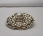 Zilveren Zeeuwse knoppen broche nr.1211, Verzenden, Minder dan 4 cm, Zo goed als nieuw, Zilver