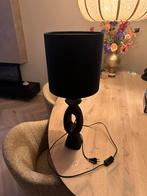 Zwarte tafellamp Light & Living, Huis en Inrichting, Ophalen, Zo goed als nieuw, 50 tot 75 cm