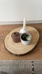 Boomstam look deco, Ophalen of Verzenden, Zo goed als nieuw, Rond, Hout