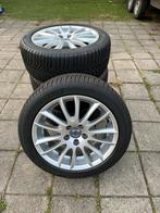 Volvo C70 Velgen met Michelin All Seasonbanden, Ophalen, Gebruikt, Banden en Velgen, 17 inch