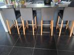 5 Ikea barkrukken voor kookeiland antraciet, Huis en Inrichting, Barkrukken, Ophalen, 5 krukken of meer, Zo goed als nieuw, 90 cm of meer