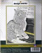 Borduurpakket Piano Cat- Design works, Hobby en Vrije tijd, Borduren en Borduurmachines, Nieuw, Ophalen of Verzenden, Borduurpakket