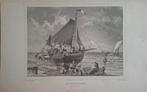 2 staalgravures uit 1860 van SCHEVENINGEN, Antiek en Kunst, Antiek | Boeken en Bijbels, Ophalen of Verzenden
