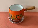 Vintage fonduestel inclusief vorken, Ophalen of Verzenden, Zo goed als nieuw, Brander, Fondueset