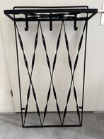 zwart smeedijzeren kapstok of raam rek., Zo goed als nieuw, Minder dan 100 cm, Metaal, Ophalen