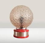 Vintage space age tafellamp uit de jaren 70, Huis en Inrichting, Lampen | Tafellampen, Ophalen of Verzenden, Gebruikt, Glas, Vintage