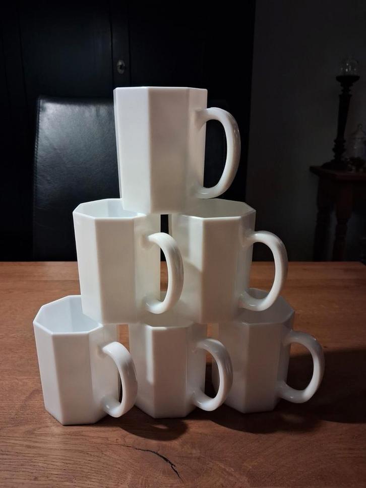 ARCOROC OCTIME - 6  stoere mokken, Verzamelen, Glas en Borrelglaasjes, Zo goed als nieuw, Ophalen of Verzenden