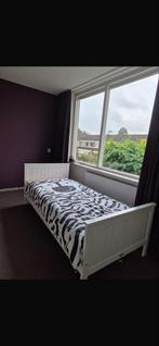 Wit eenpersoonsbed, 90 cm, Eenpersoons, Wit, Ophalen of Verzenden