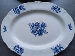 Petrus Regout Maastricht Bouquet Bleu grote ovale schaal, Antiek en Kunst, Antiek | Servies los, Ophalen of Verzenden