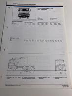 Folder technische specificatie DAF 2300, Ophalen of Verzenden, Zo goed als nieuw, Overige merken, DAF