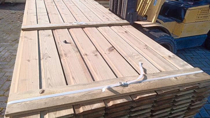 geimpregneerde rabatdelen rabat, Tuin en Terras, Palen, Balken en Planken, Nieuw, Planken, 250 cm of meer, Ophalen