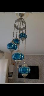 Te koop, Huis en Inrichting, Lampen | Hanglampen, Ophalen, Zo goed als nieuw, Glas, 50 tot 75 cm