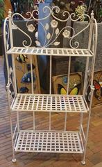 PLANTENREK / ETAGERE / 116 CM HOOG /METAAL //beige